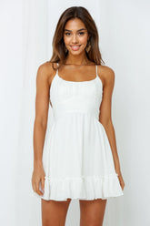Sipping Mezcal Dress White